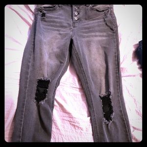 Juniors dark gray jeggings!